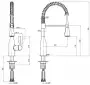 Фото Смеситель для кухни E.C.A Kitchen Mixers 406218019EX