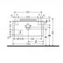 Фото Duravit Happy D.2 Plus Тумба подвесная  354x1000x480мм 1 ящик, цвет: stone grey satin matt