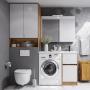 Фото Тумба под раковину Aquaton Лондри 40 без фасада, дуб Сантана (1A267001LH0C0)