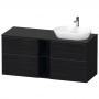 Фото Duravit D-Neo Тумбочка подвесная , 644x1400x550 мм, 2 ящика, цвет: Black Oak