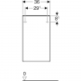 Фото Шкафчик Geberit Smyle Square 36 500.359.JR.1 правый, с одной дверцей, пекан