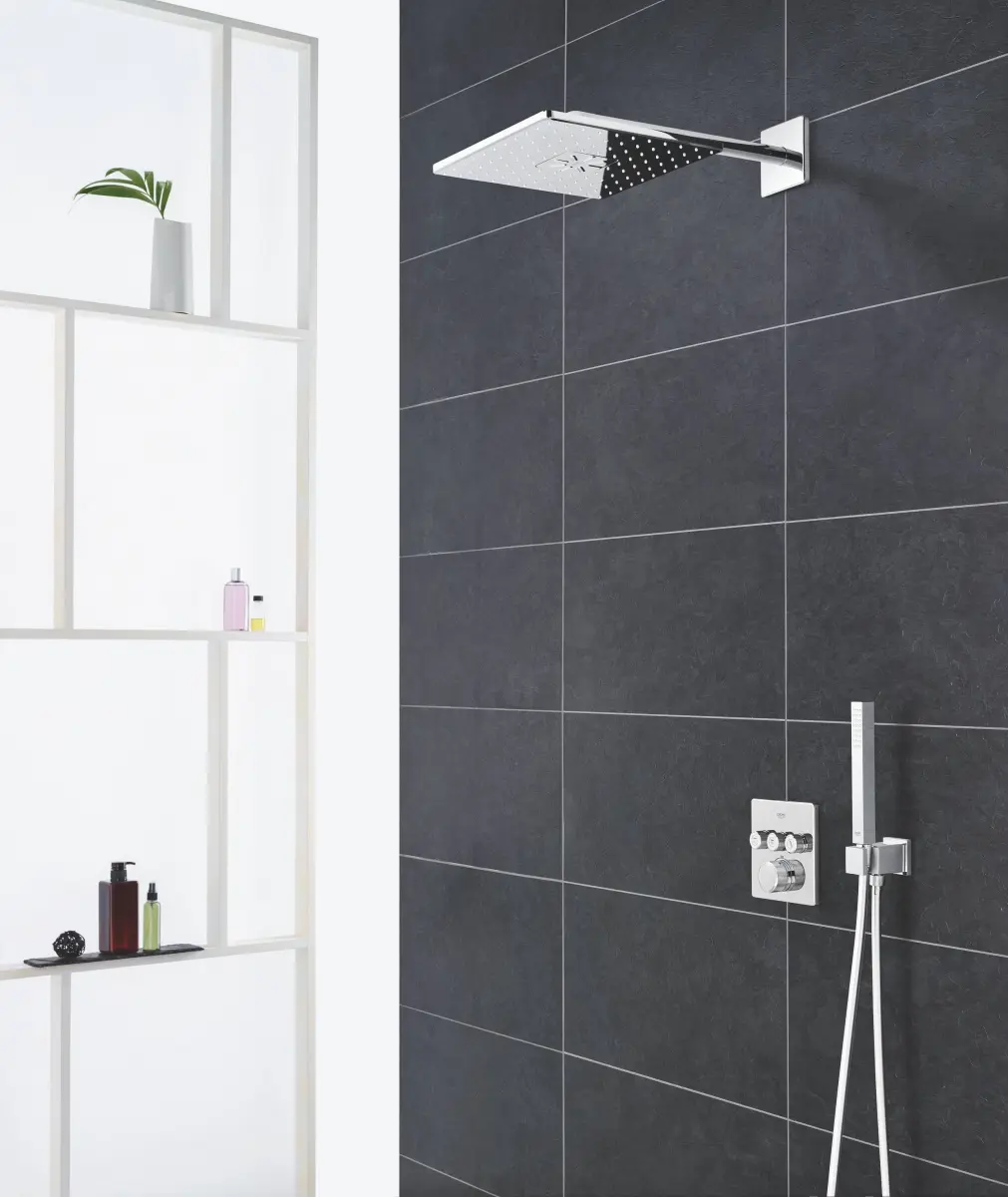 Фото 29126000 Grohtherm SmartControl Внешняя часть термостатического смесителя на 3 выхода, хром