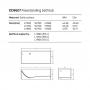 Фото DEA DESIGN Modern Ванна отдельностоящая 158x68xh58 см, материал: Solid Surface искуственный камень, цвет: Black №16