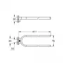 Фото Держатель для полотенца GROHE Selection двойной, хром (41059000)