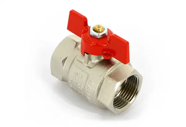 Фото Кран шаровой ВВ полнопроходной бабочка Uni-Fitt 1"1/4 (110T5000)