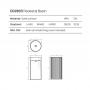 Фото Dea Design Pedestal Basin Раковина 45х45х90см., напольная, без отв., Solid Surface, цвет: White №18