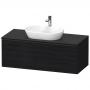 Фото Duravit D-Neo Тумбочка подвесная, 459x1200x550 мм, 1 ящик, цвет: Black Oak